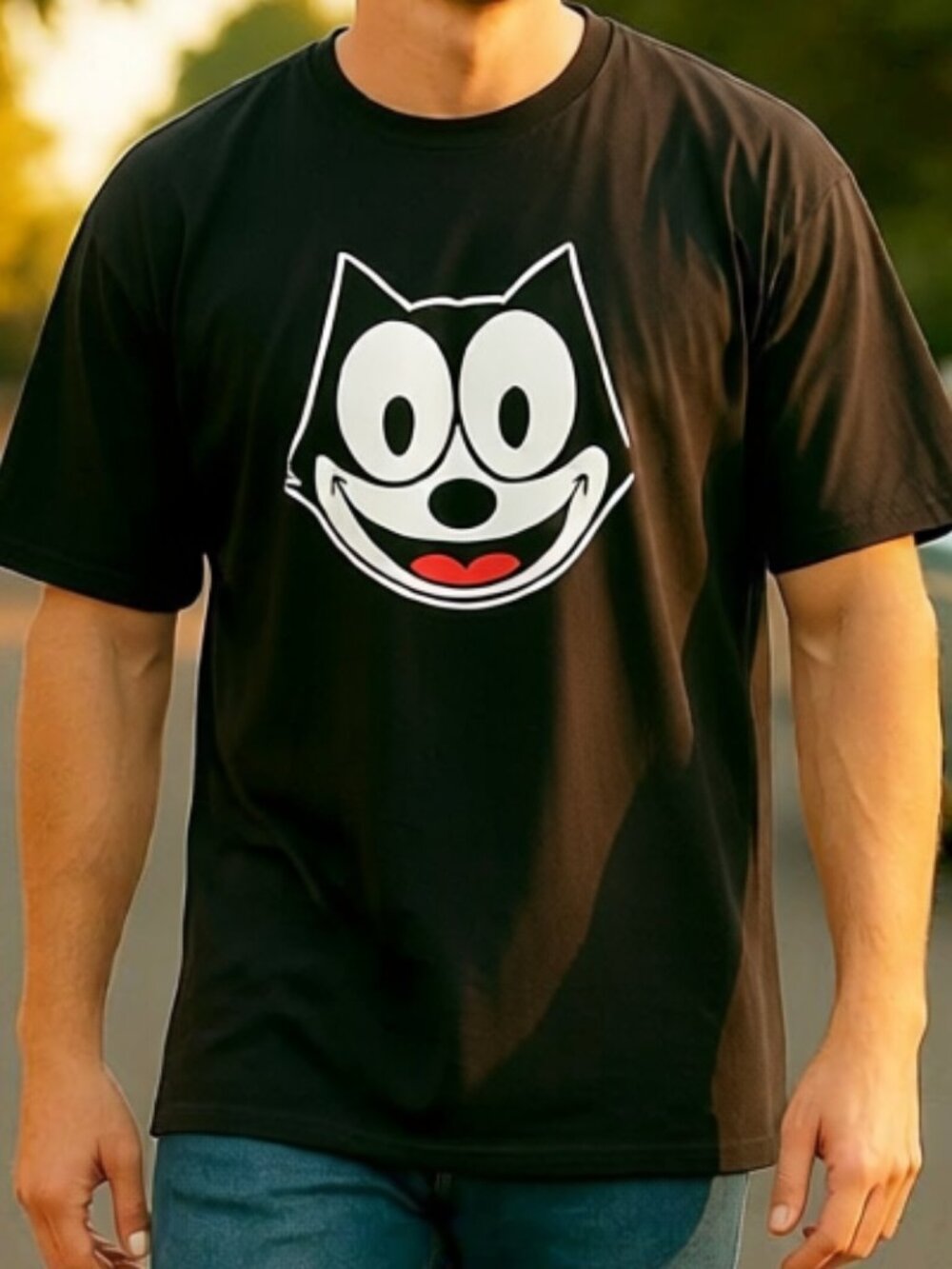 MEN'S VINTAGE FELIX THE CAT SHIRT ** 2003** TEE MENS SIZE XL